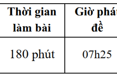 Thông tin Kỳ thi chọn học sinh giỏi cấp trường, năm học 2025 – 2026